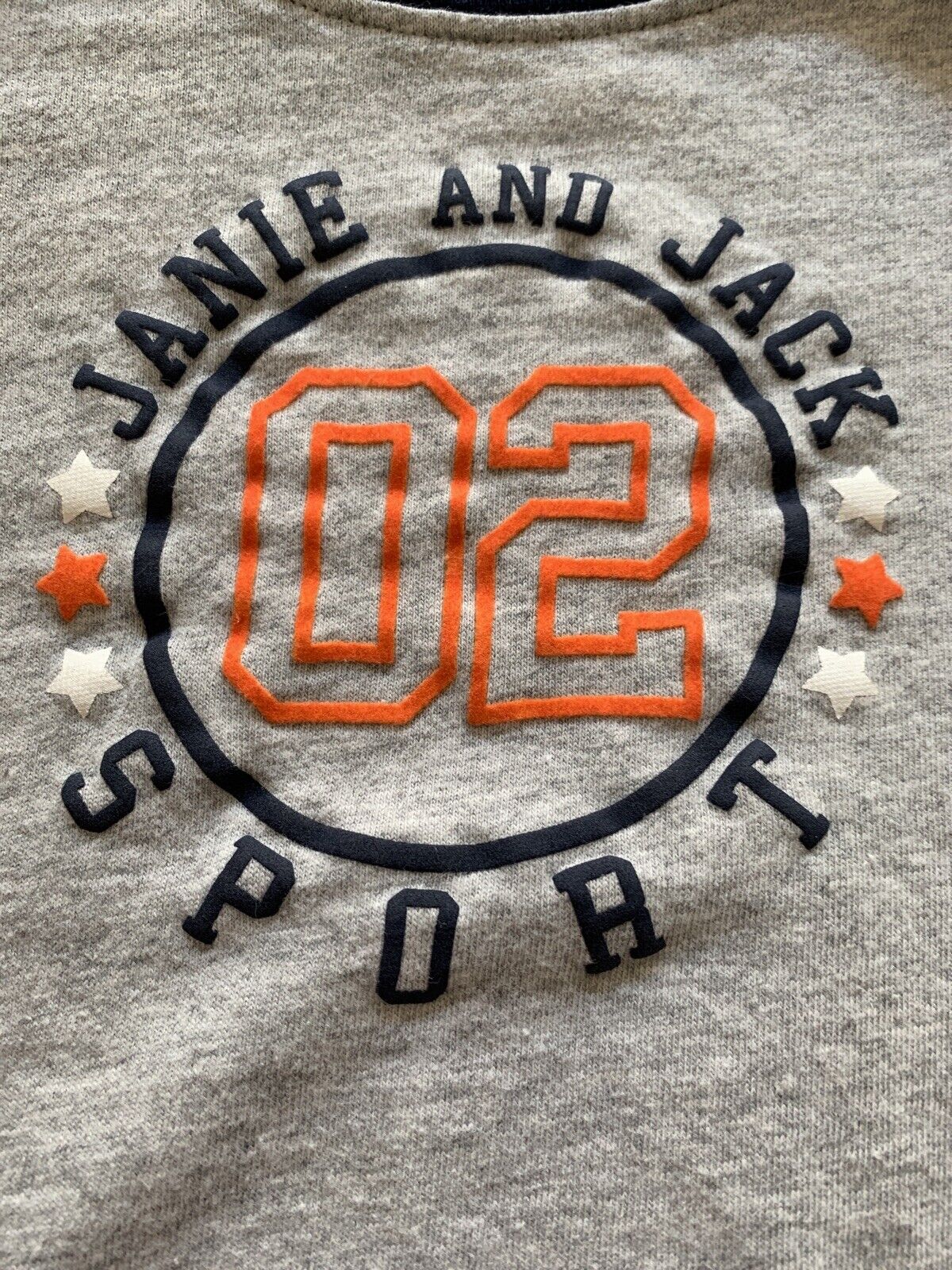 half Boys JANIE JACK SS Tee T-shirt Ranking TOP6 Sport 3T Trim Orange Grey Navy