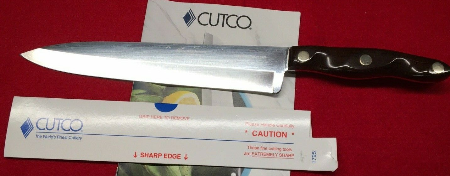 CUTCO 1025/25 Chef Knife Sharp! Factory Fresh! Classic/Brown 1725