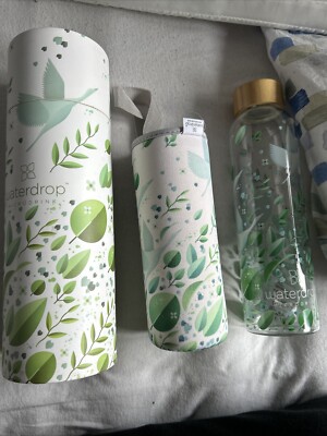 waterdrop flasche artwork by nature press 600ml NEU