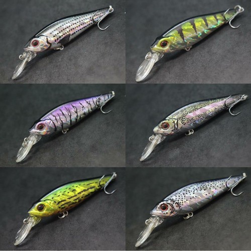 Crankbait Bassangeln 3 2/3 Zoll 7/16 Unzen Minnow Tight Wabble Sinking C723 - Bild 8 von 82