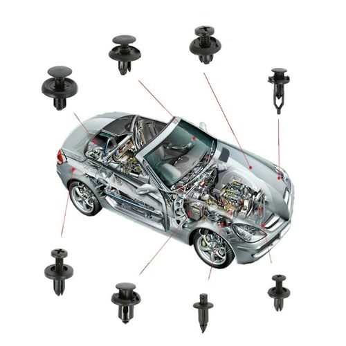 650Tlg Auto KFZ Spreiznieten Sortiment Autotür Innen Befestigung Clips Kit Set - Bild 12 von 12