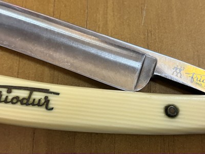 Vintage J A Henckels Twin Works Friodur Straight Razor Tan | eBay