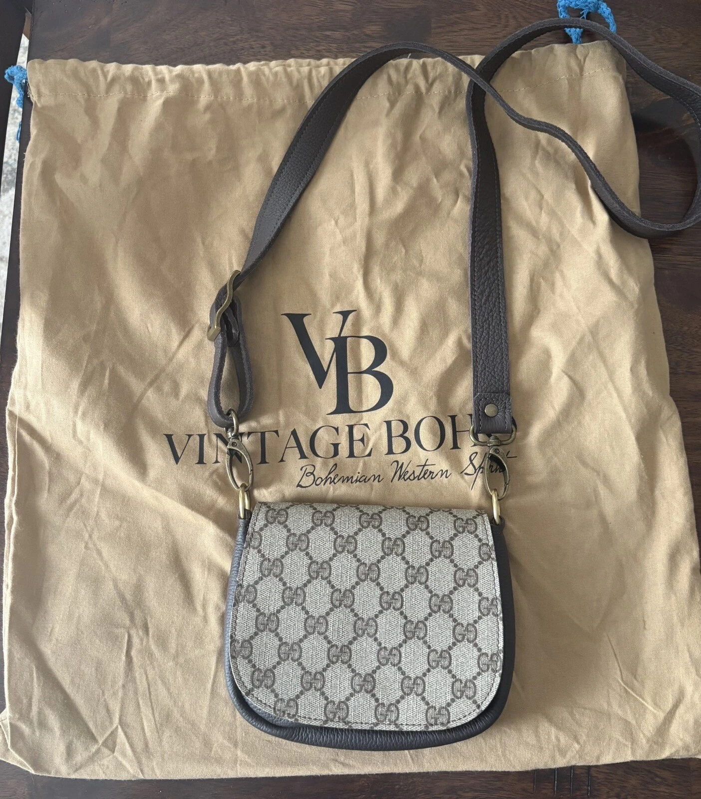 Sacs boho vintage reconditionnés Gucci bandoulière 