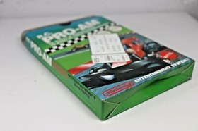Nintendo R.C. PRO-AM NES COMPLETE Rare Canadian Game/Box Unpunched Hang Tab! D2