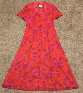 leslie fay floral maxi dress