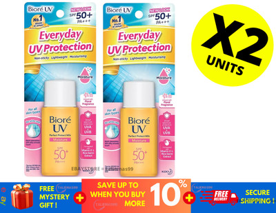 Biore UV Perfect Protect Milk Moisture SPF50+/PA+++ Sunscreen 25ml ( X 2 )
