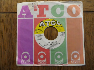 Black Oak Arkansas   Jim Dandy / Red Hot Lovin' - 1973 - ATCO 45-6948 7'' Single