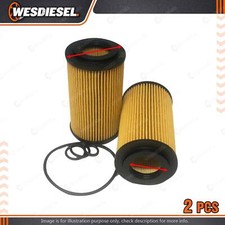 2 x Wesfil Oil Filters fits Mercedes Benz GLA 200 220d X156 GLC250d X253 GLE250d