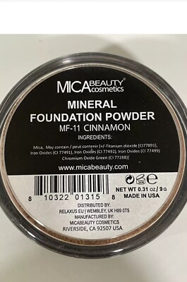 MicaBeauty Makeup Mineral Foundation Powder #MF-11 Cinnamon