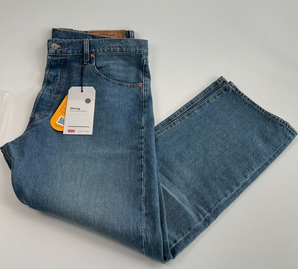Levi's Skateboarding Men 501 Original Fit Button Fly Jeans Blue
