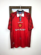 Manchester United Home football shirt 1996 Soccer Umbro Jersey Mens Trikot XL