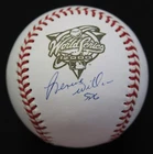 BERNIE WILLIAMS SIGNED 2000 WORLD SERIES BASEBALL AUTOGRAPH NEW YORK YANKEES