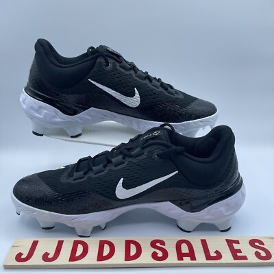 Nike Alpha Huarache Elite 4 MCS Baseball Cleat Black White  display picture 3