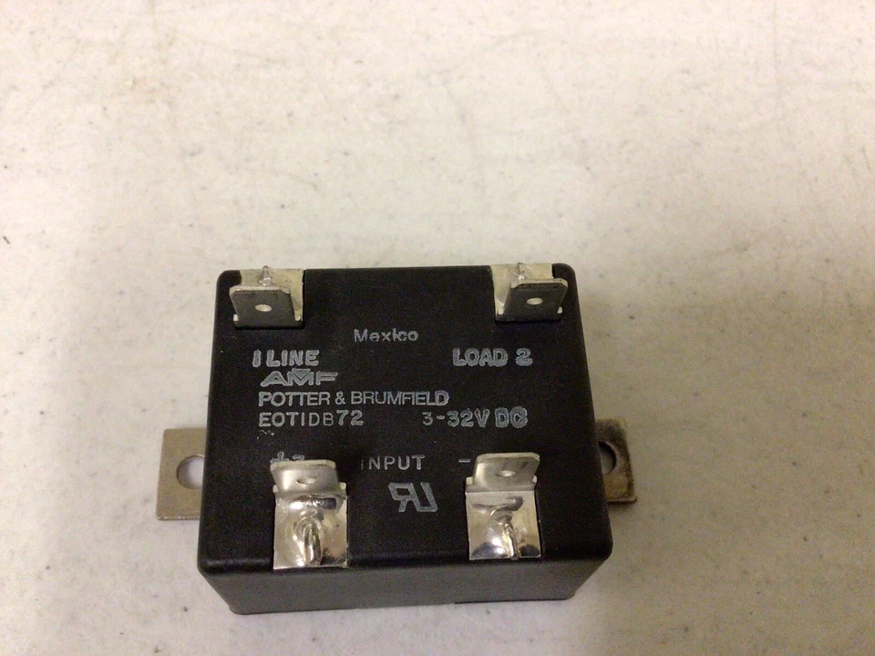NEW, POTTER & BRUMFIELD EOT1DB72-3.32VDC CONTROL RELAY, FREE SHIPPING - Image 3 of 4