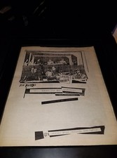 Sex Pistols I Want To Be Anarchy Rare Original Promo Poster Ad Framed!