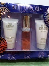Elizabeth Taylor WHITE DIAMONDS Eau de Toilette Spray, Body Lotion & Body Wash 