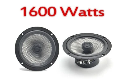 Voiture Haut-Parleurs 16.5cm 17cm 2 Voie Co Axial Porte Étagère Audio Aigu Basse - Photo 1/4