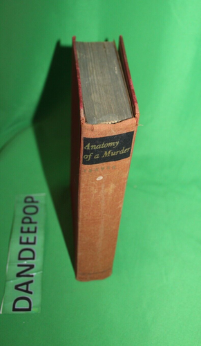 Vintage Anatomy Of A Murder 1958 Robert Traver 13th Printing Book Hardcover - Picture 6 of 7