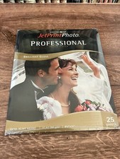 JET PRINT PHOTO PROFESSIONAL 25 SHEETS BRAND NEW SEALED Photo Paper Extra Heavy