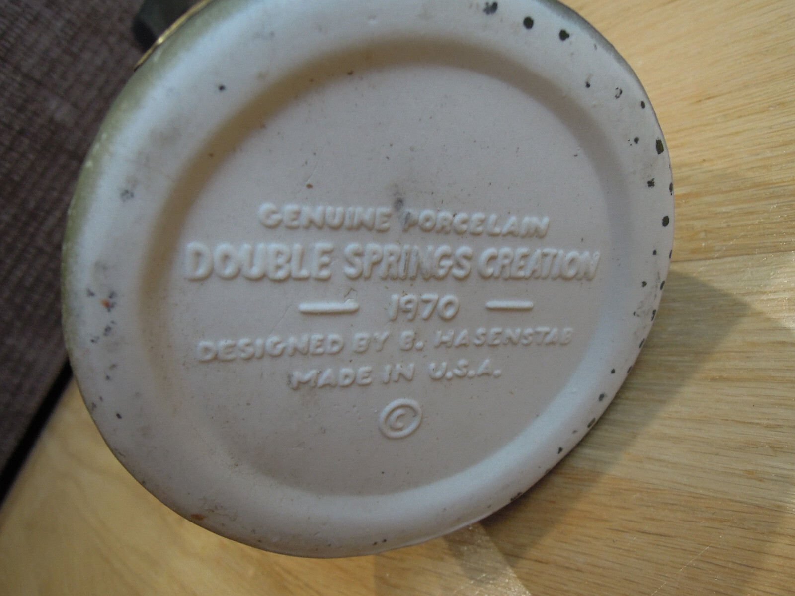 1970 Whyte & Mackays The Duffer Golfer Decanter EMPTY Double Springs Creation