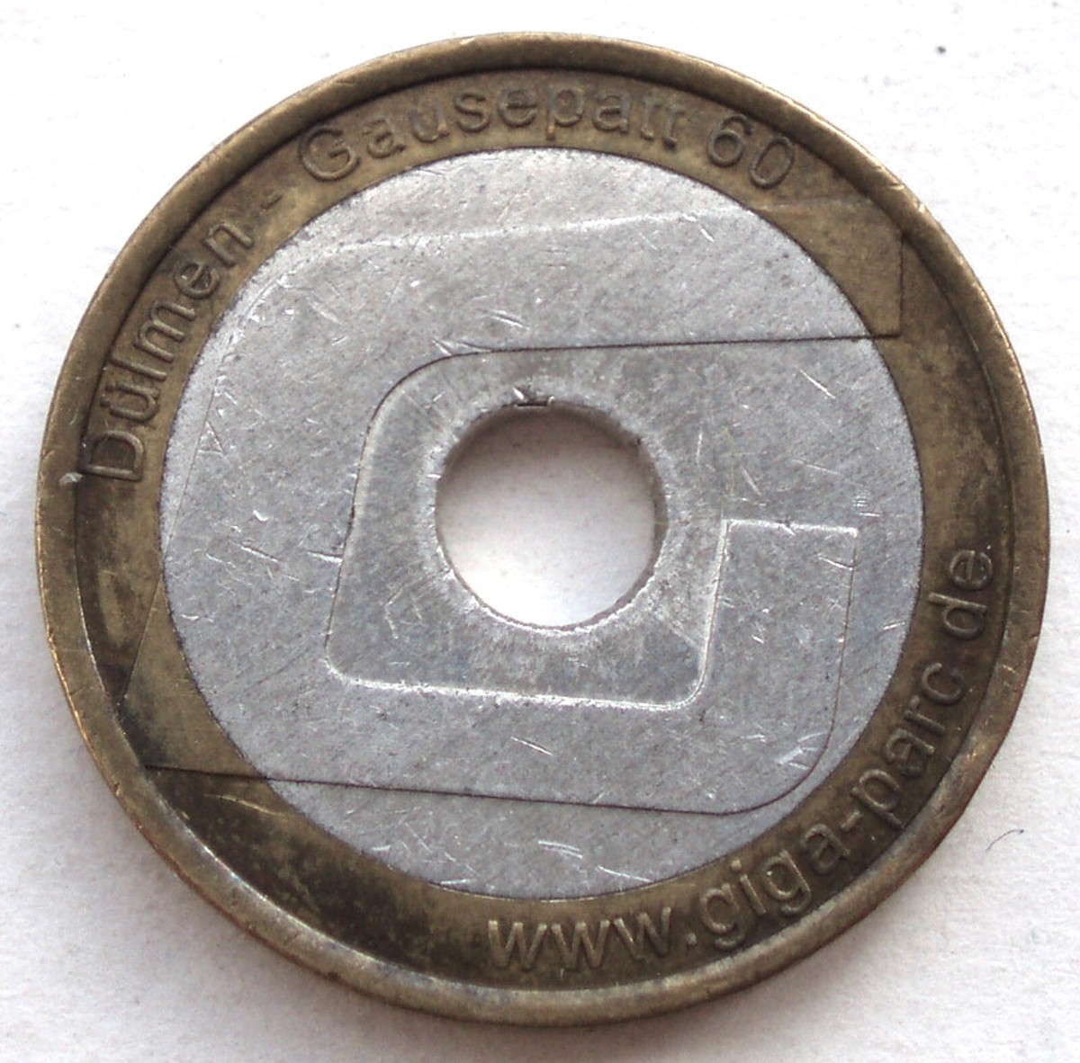 GERMANY Dülmen 1 GIGAPARC Gaming Token 23mm 4g Bimetallic. LL6.4 | eBay