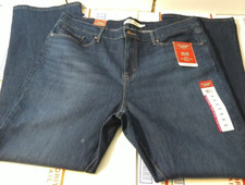 Levi Strauss Signature Dark Mid Rise Bootcut Woman Jeans Size 18W