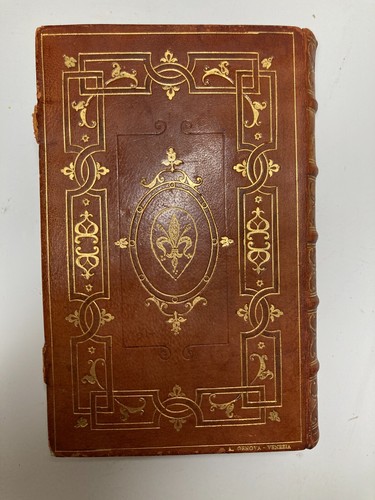 Balzac: "About Catherine De Medici" Ornate Leather Fine Binding by A. Genova - Picture 5 of 14