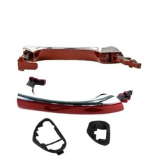 2 x Mercedes T&uuml;rgriff vorne L&R Thulitrot CLK A209 C209 E W211 S211 CLS W219