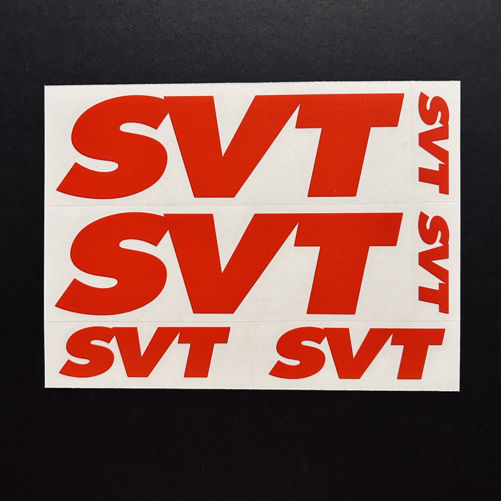 Ford SVT 6-Sticker Raptor Cobra Focus Vinyl Decal Set Sheet | RACING ...