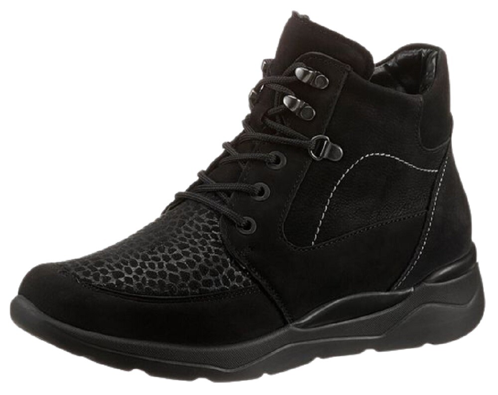 Stiefeletten Weite H Schwarz