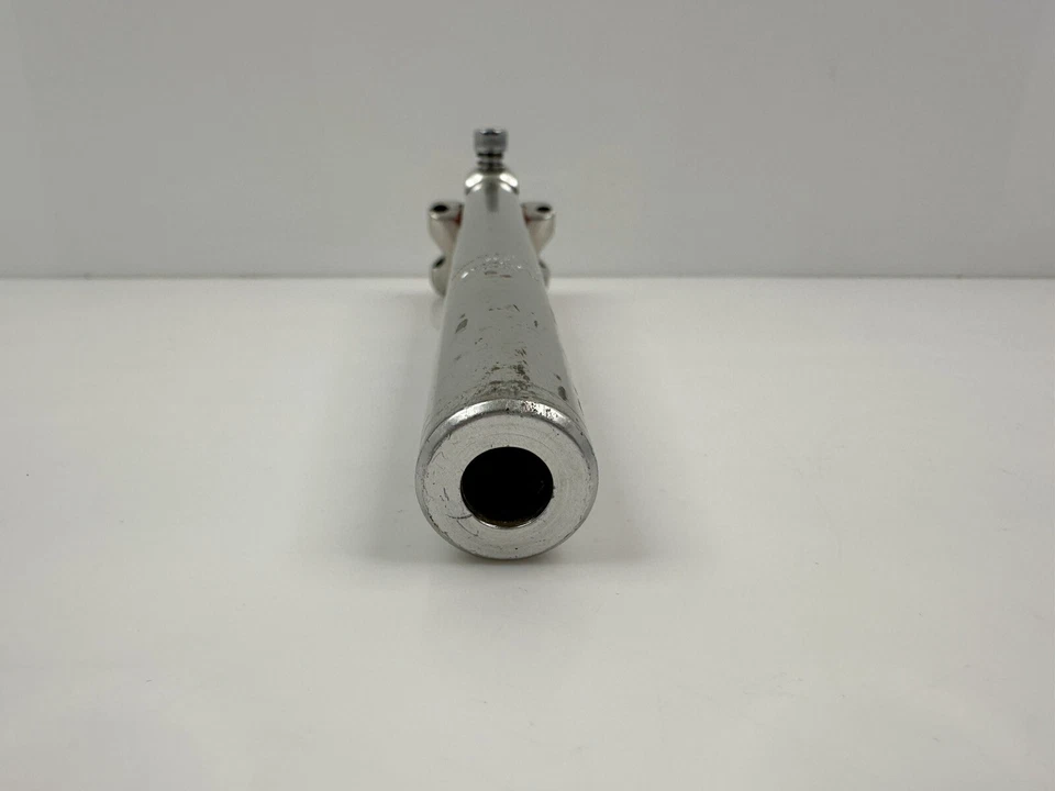 "Tija de sillín de carreras Shimano DX BMX 1980 rara de colección 22,2 11"" roja Japón" Foto 4 de 4