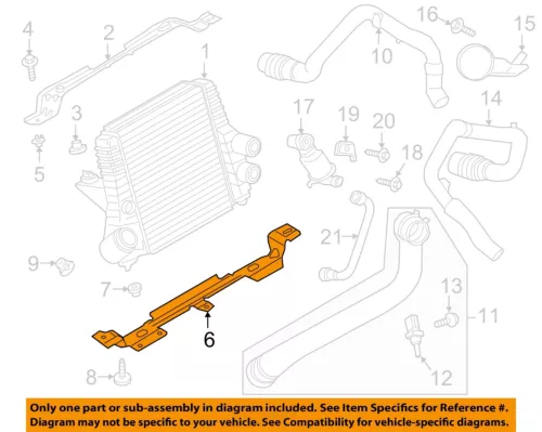 FORD OEM 11-17 Expedition Cooling Intercooler-Lower Bracket BL3Z6K864A