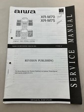 Aiwa XR-M70 XR-M75 Original Service Manual Free Shipping