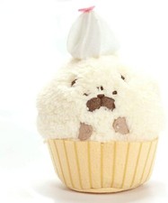 Furyu Yeast Ken Plush Pug Cup Hiding in Bakery Kawaii Cute Japanese UFO Prize