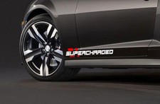 X2 Supercharged Decal Emblem Double Hash Marks R Sticker Car Racing Stripe