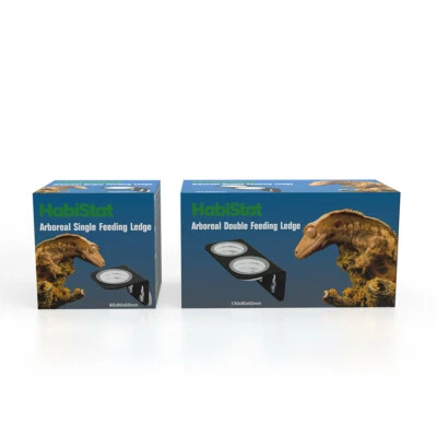 Habistat Arboreal Reptile Feeding Ledge Shelf Gecko Crested Anole Repashy Gel