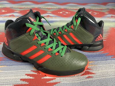 Adidas Cross Em 3 Mens sz 9.5 Basketball Shoes Miami Hurricanes
