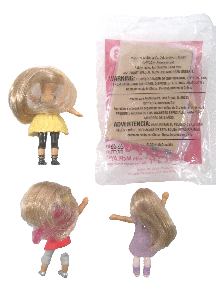 2014 McDonald's Happy Meal Toys American Girl Dolls Lot of 4 | eBay