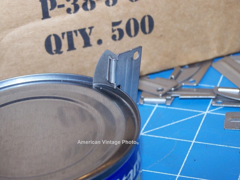 P-38 Can Opener 10 pack Shelby Co USGI for Military Army C Ration Mess Kit Scout - Image 4 of 4