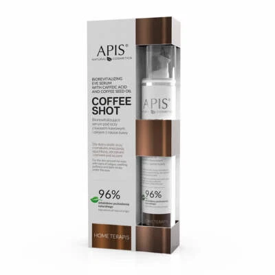APIS NATURAL COSMETICS UK Apis Coffee Shot HOME THERAPIS Bio-revitalising eye serum with caffeine acid & c