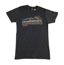 SMALL SHIRT Silverton Colorado Platinum Delta Apparel Soft, Ash Gray Tee Graphic