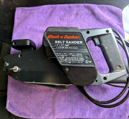 Black & Decker 7447 Belt Sander 1/3HP 3