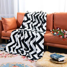 NTBAY Flannel Blanket Soft and Warm Weighted Blanket Throw/Twin/Queen/King