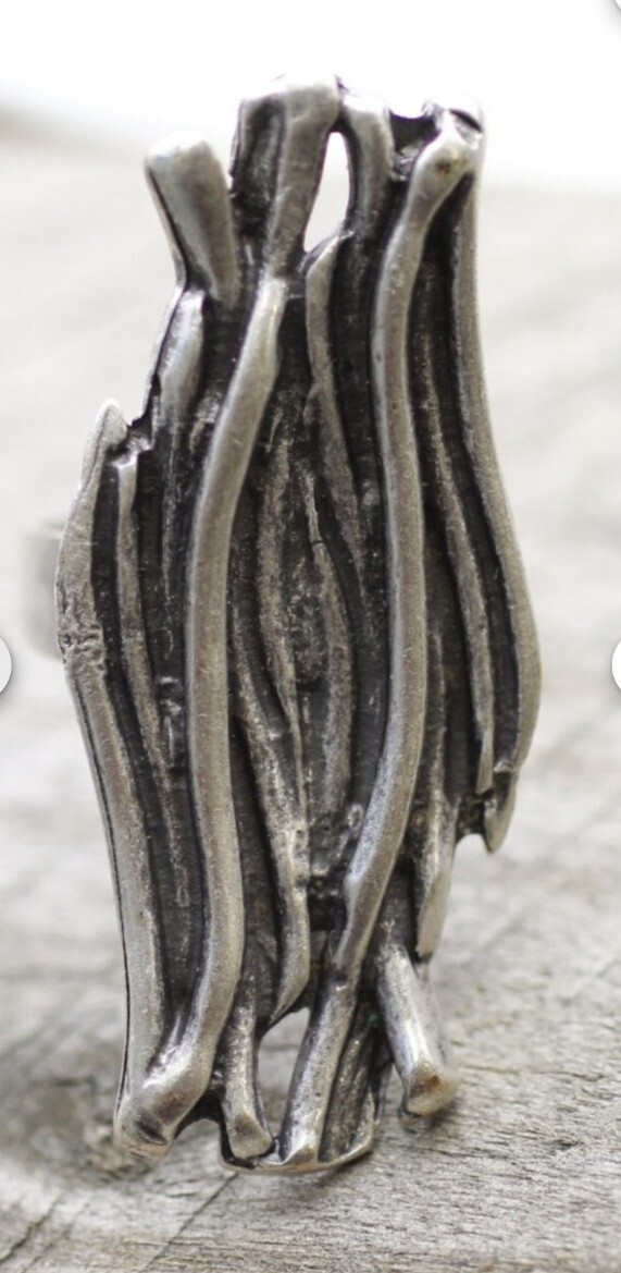 Silver Ring, Statement Ring, Boho ring, Long ring… - image 4