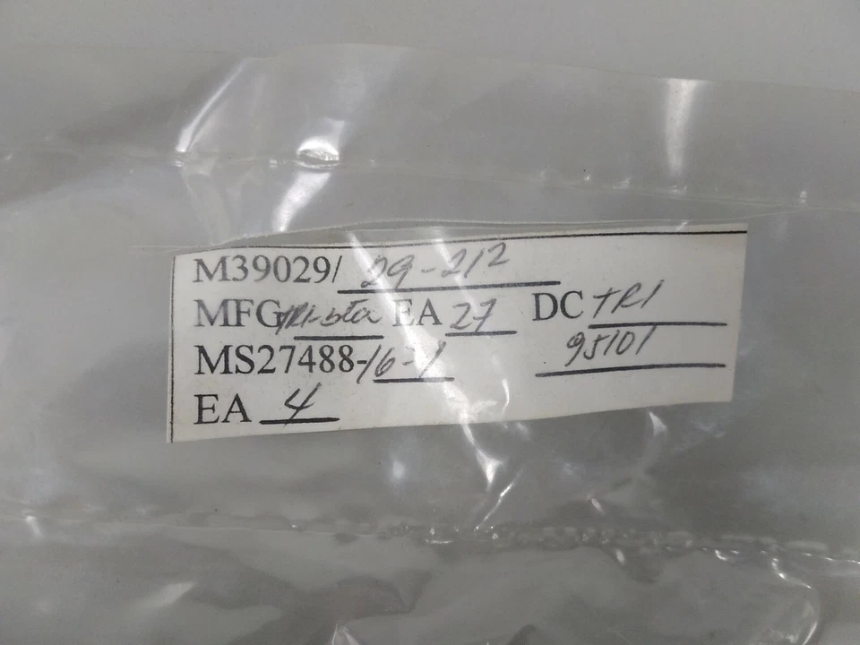 Lot of 5 Misc Mil-Spec Connectors MS27488-16-1 M39029 Amphenol MS3452W28-21P - Image 3 of 4