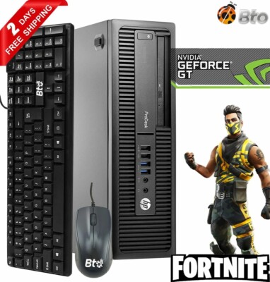 gaming pc desktop computer i5 6500 gt 1030 500 hdd + 128 SSD W10P-A