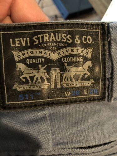 Levi's 511 Super Skinny ** Off Blue Jeans Zipper Pockets L👀k |  eBay