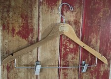 Vtg Golden Nugget Casino Wood Skirt Hanger 17" ADVERTISING