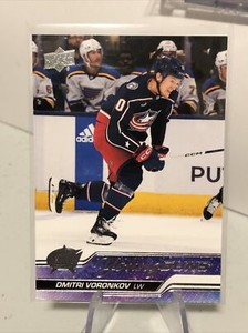 2023-24 Upper Deck Series 2 #492 Young Guns Dmitri Voronkov Columbus Blue jacket