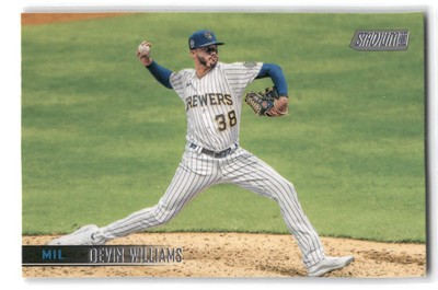 Devin Williams 2021 Stadium Club Baseball #179 Milwaukee Brewers
